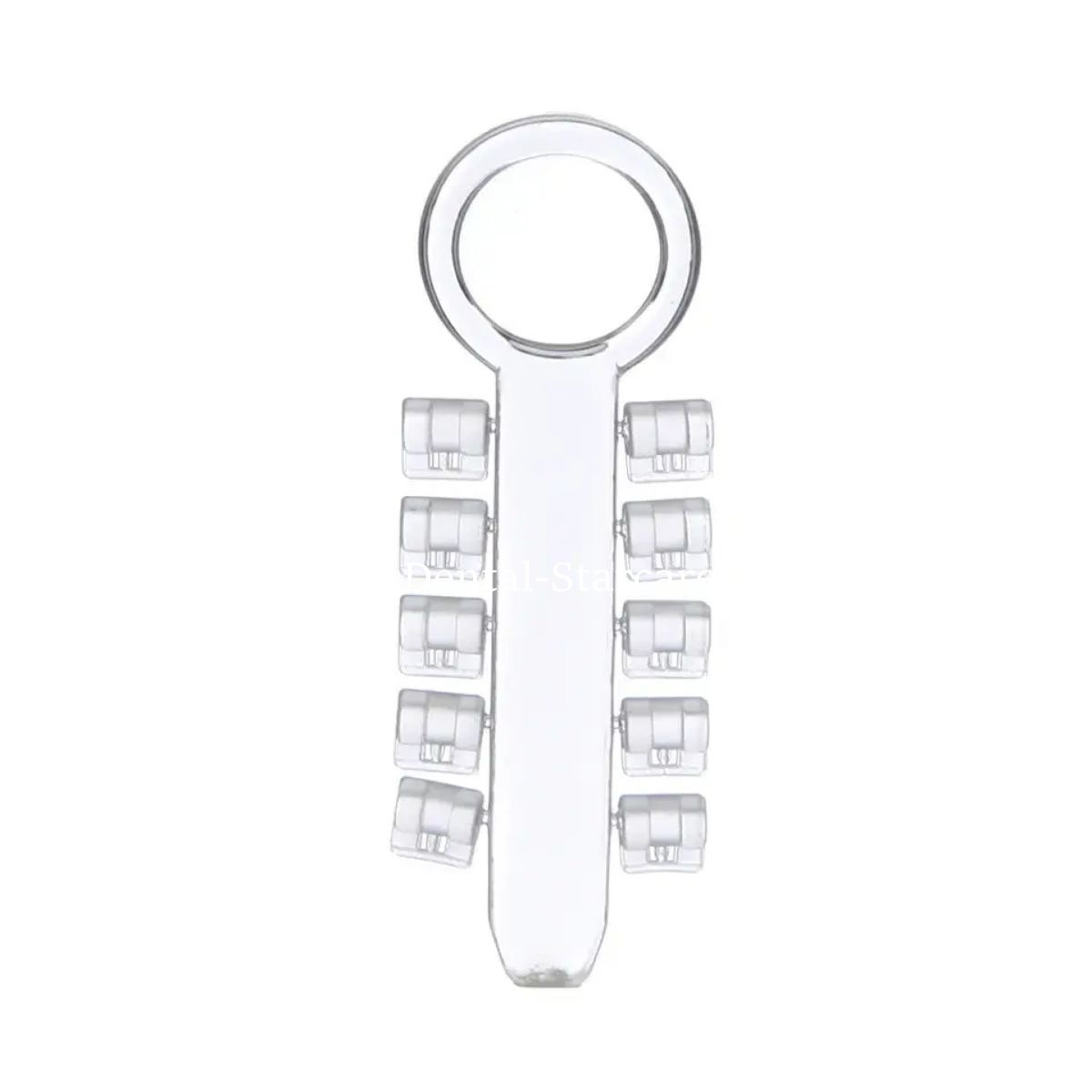 Dental Orthodontic Elastic Rotation Wedges Rubber Rotary Torsion Pad For Braces