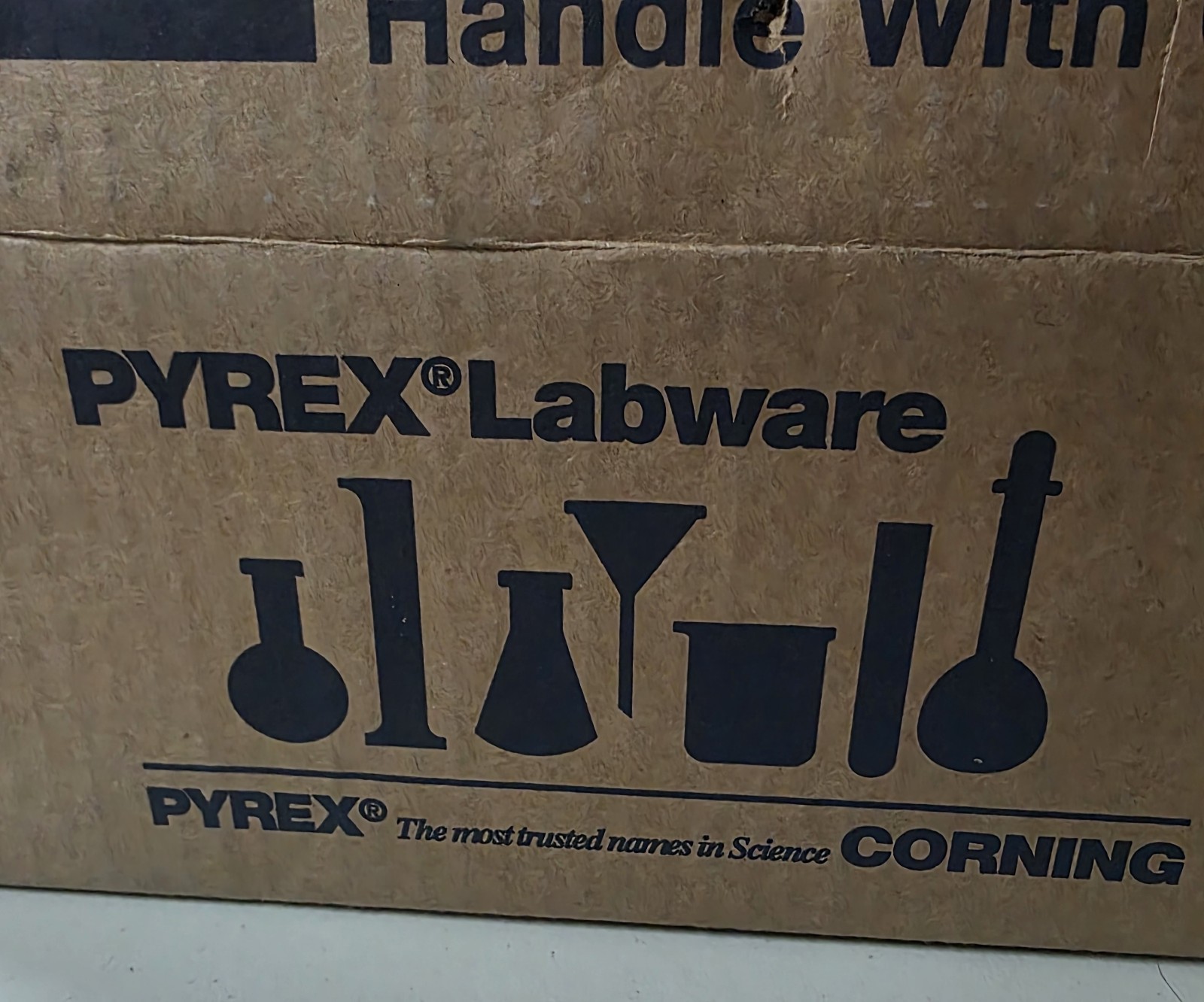 6x Pyrex Labware Lab Glassware 600 mL