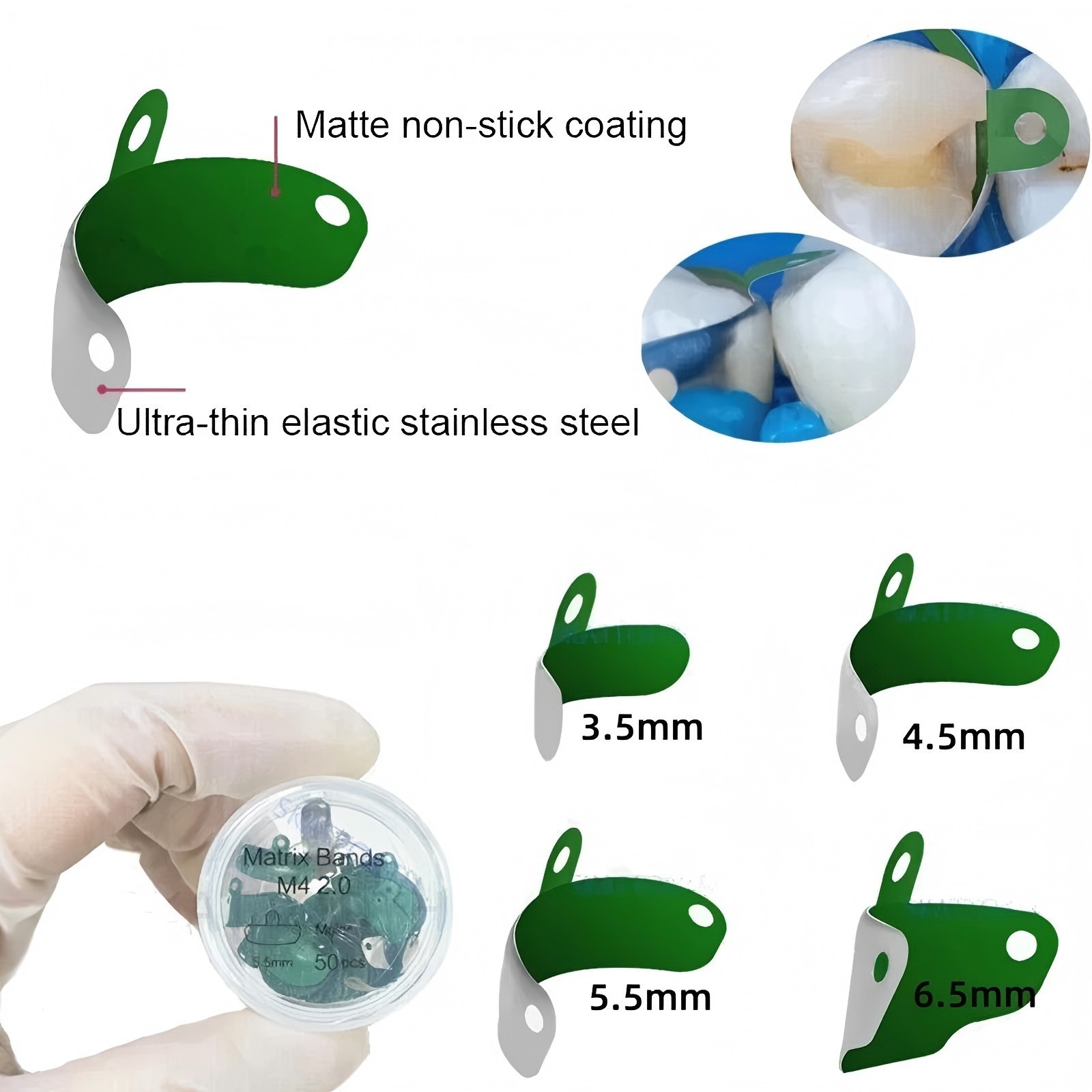 Sectional Matrix System Bands 3D Fusion Professional Kits Garrison Palodent V3
