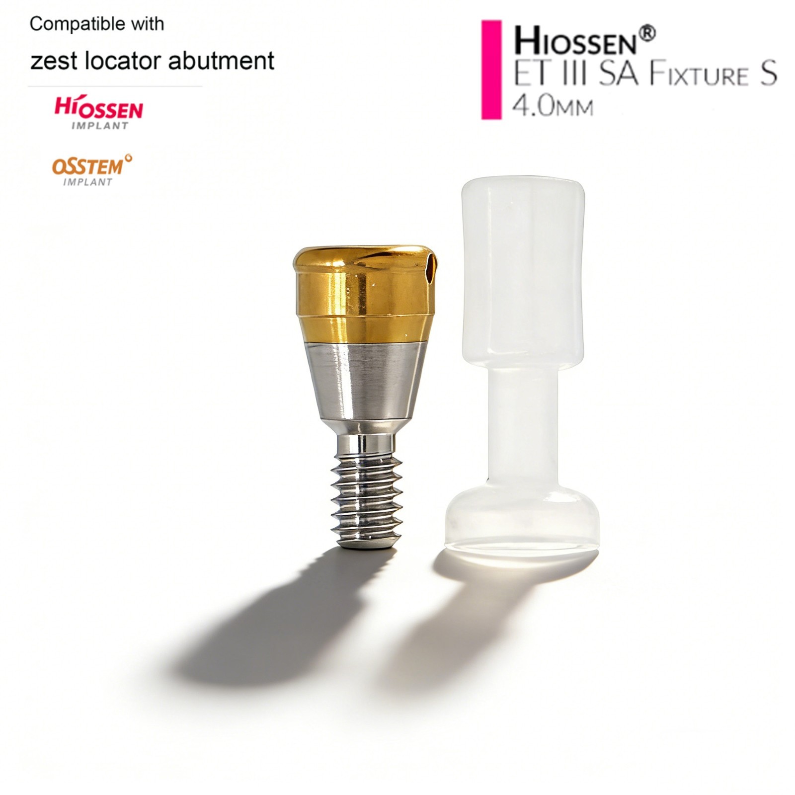 US Titanium Dental Prothetics locator healing Straight fit Hiossen ET/TS Regular