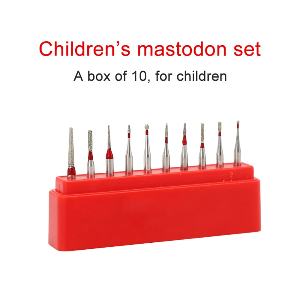 100pc Dental Diamond Burs children’s special burs CD Series Diamond Drills 1.6mm