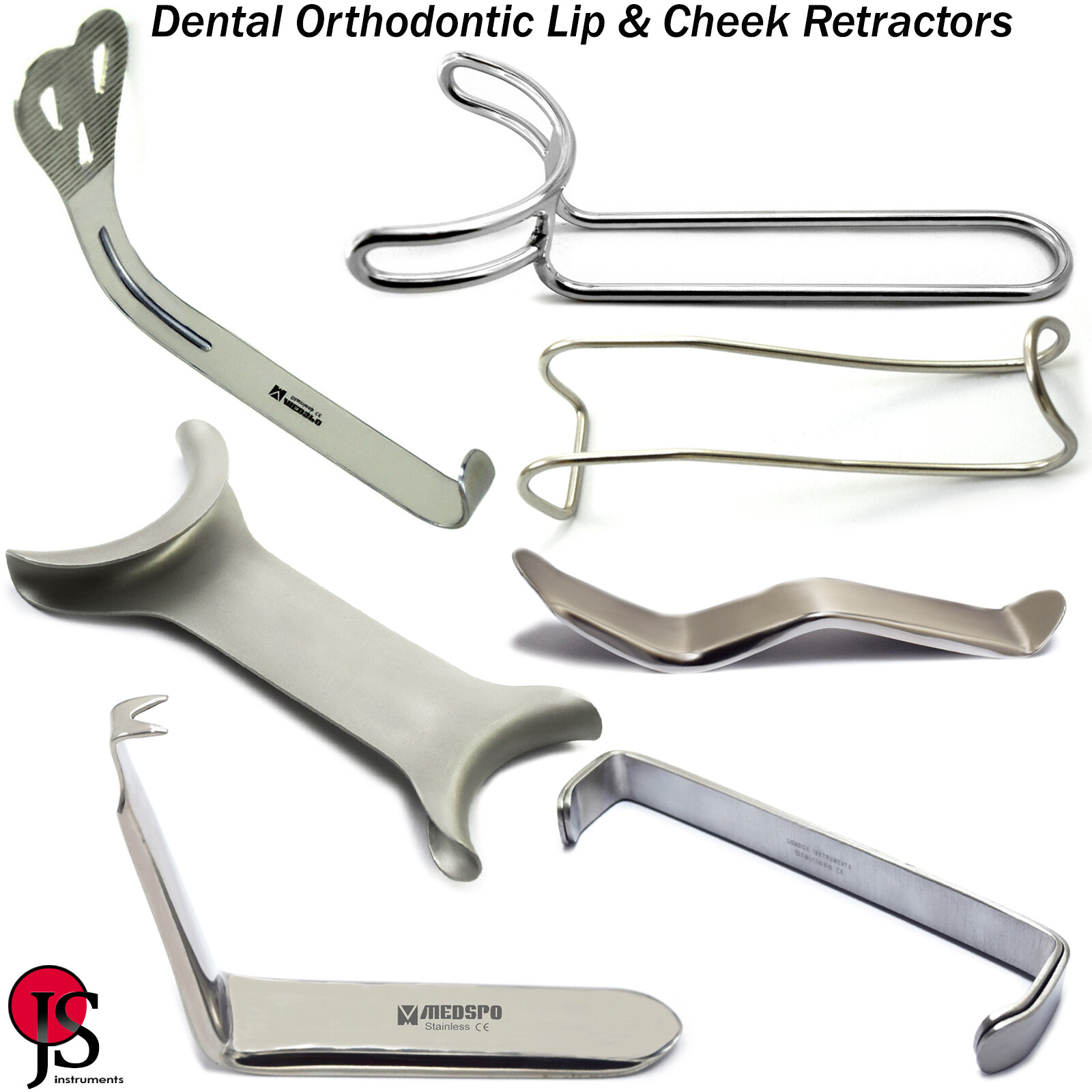 Orthodontic Dental Lip Cheek Tongue Retractor Mouth Opener Gag Oral Surgery