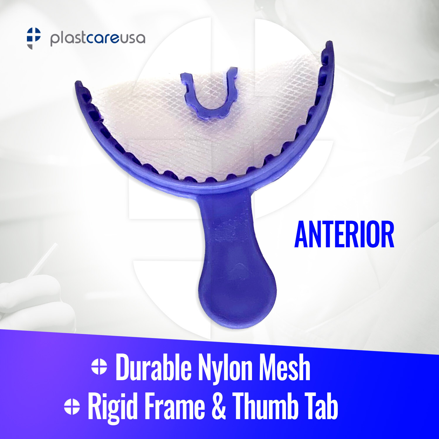 70 (2 Bags) Dental Bite Registration Impression Trays Mold Alginate (Anterior)