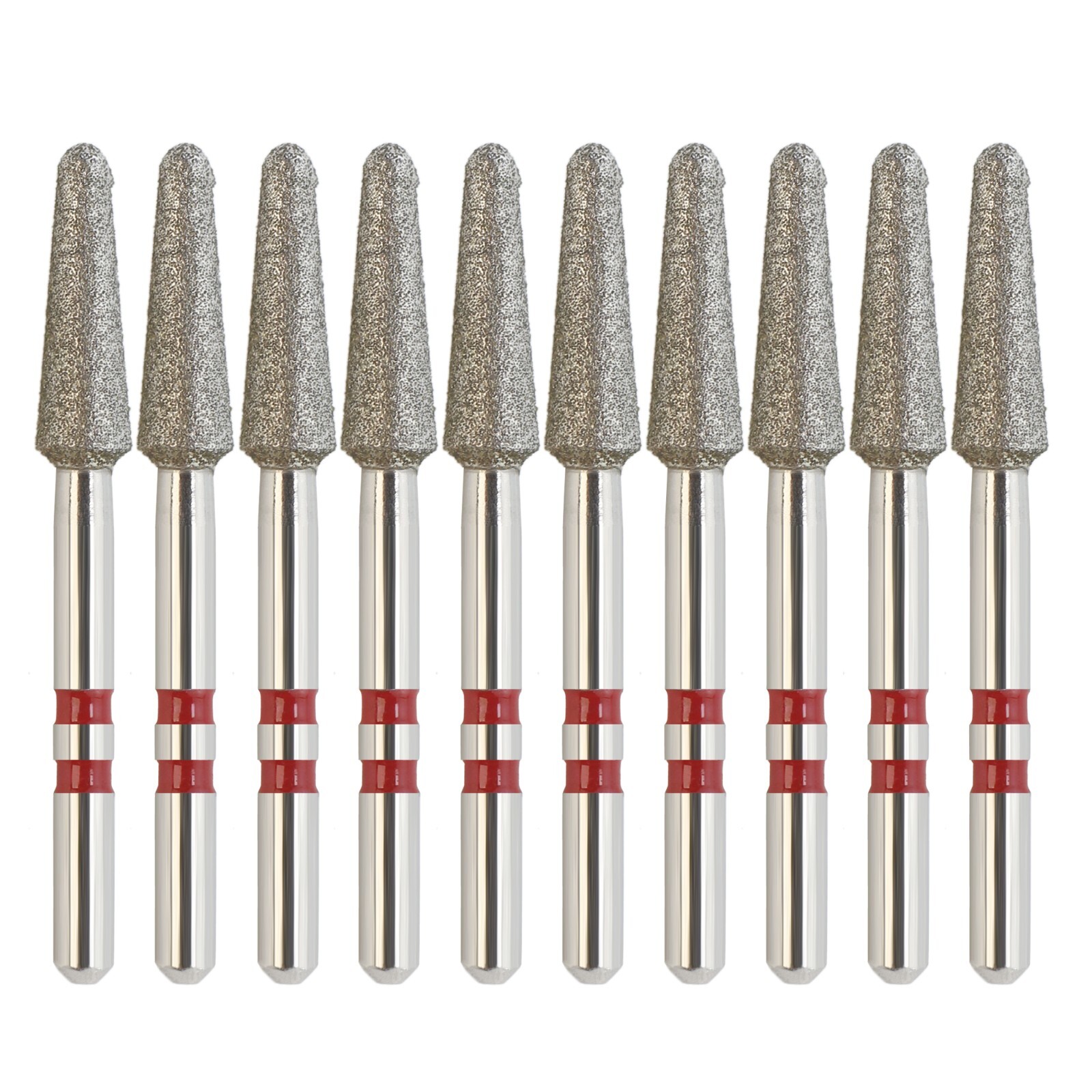 Zirconia Diamonds Friction Grip Burs Egg Football Ball Round End Taper Cylinder