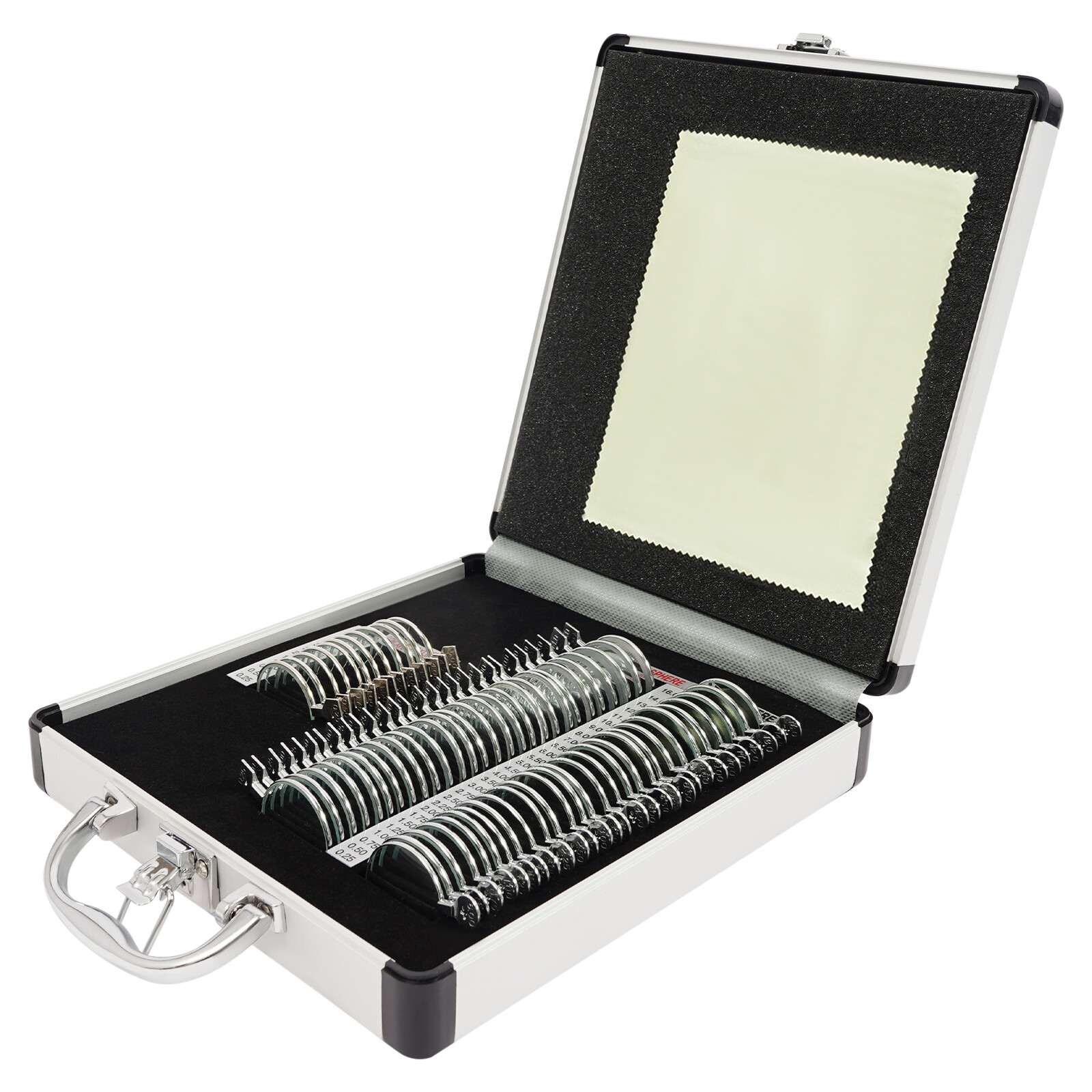 68 PCS Trial Lens Set with Storage Case Optical Trial Lens Set Trial Lens Set