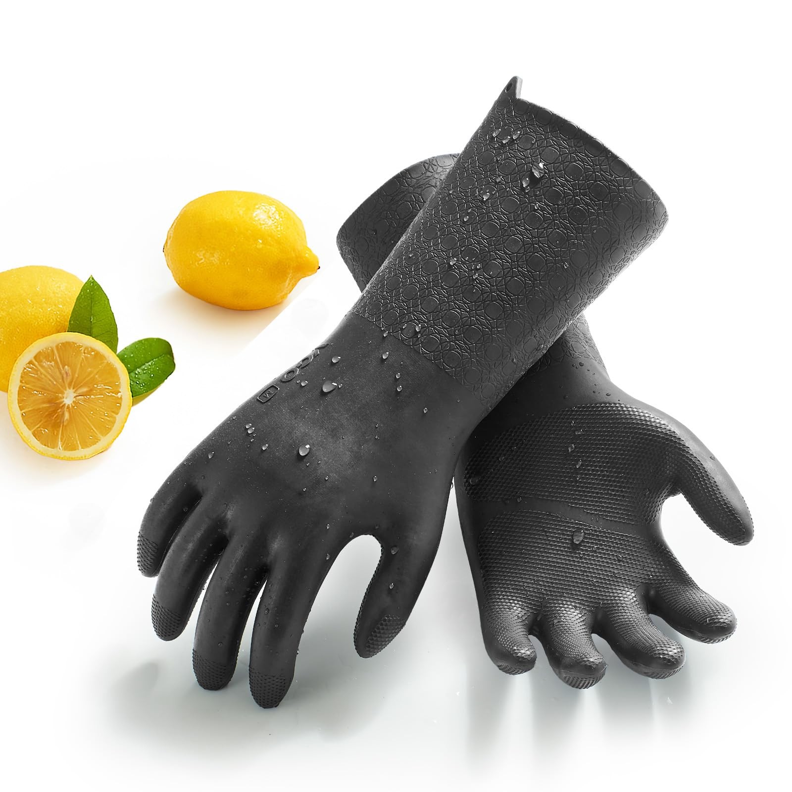 Vgo… 1 Pair Household Cleaning Gloves Infused with Rresh Rich Aromas, Lined…