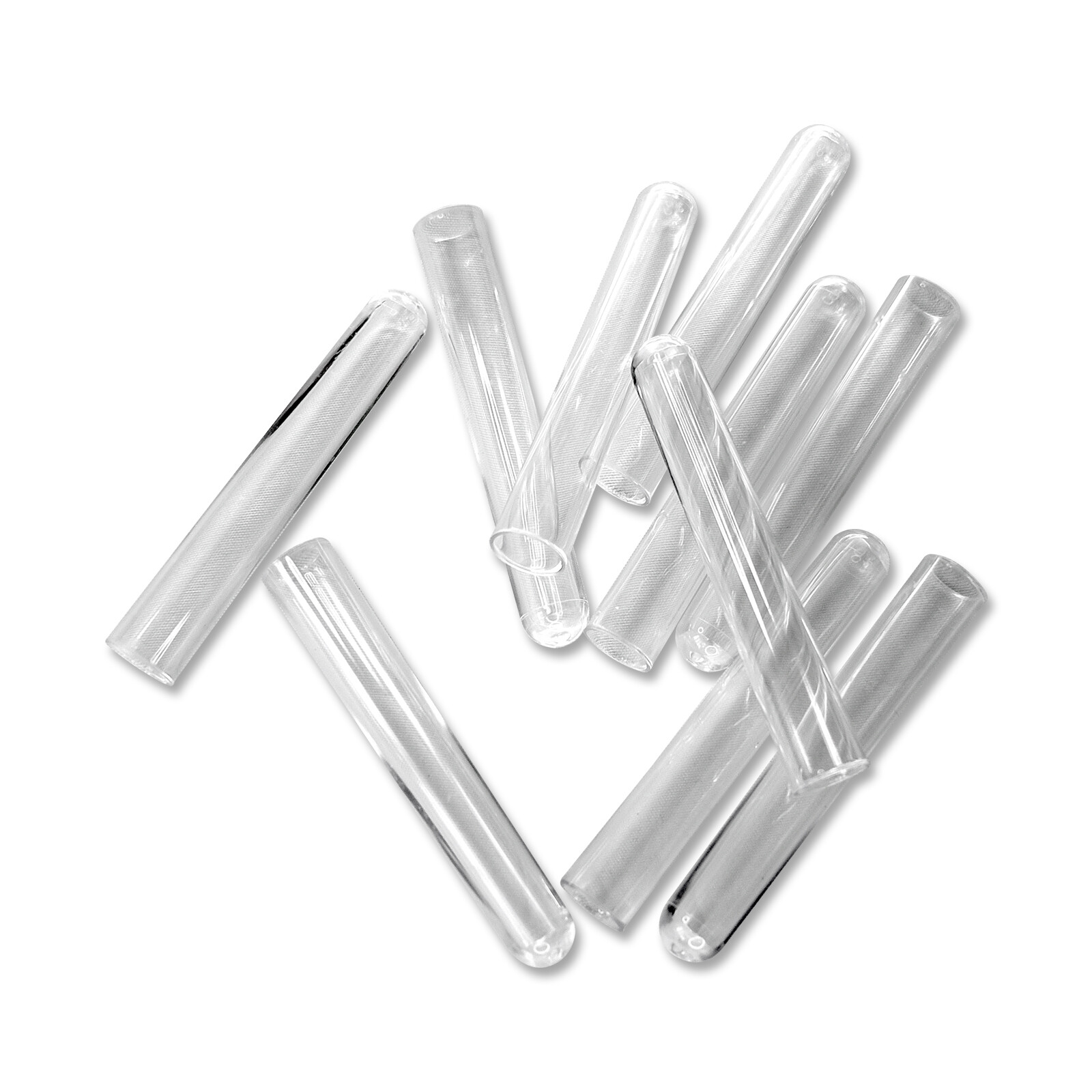 PRECISION IN CLEAR: 5ML POLYSTYRENE TEST TUBES RIMLESS, 12X75MM, EXP 07/2027