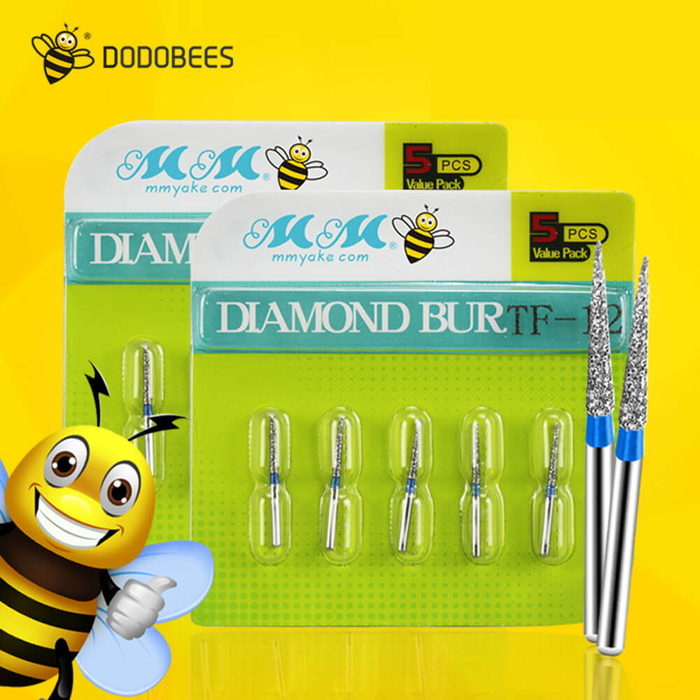200 PCS Dental diamond bur For high speed handpiece Turbine Burs you choose size