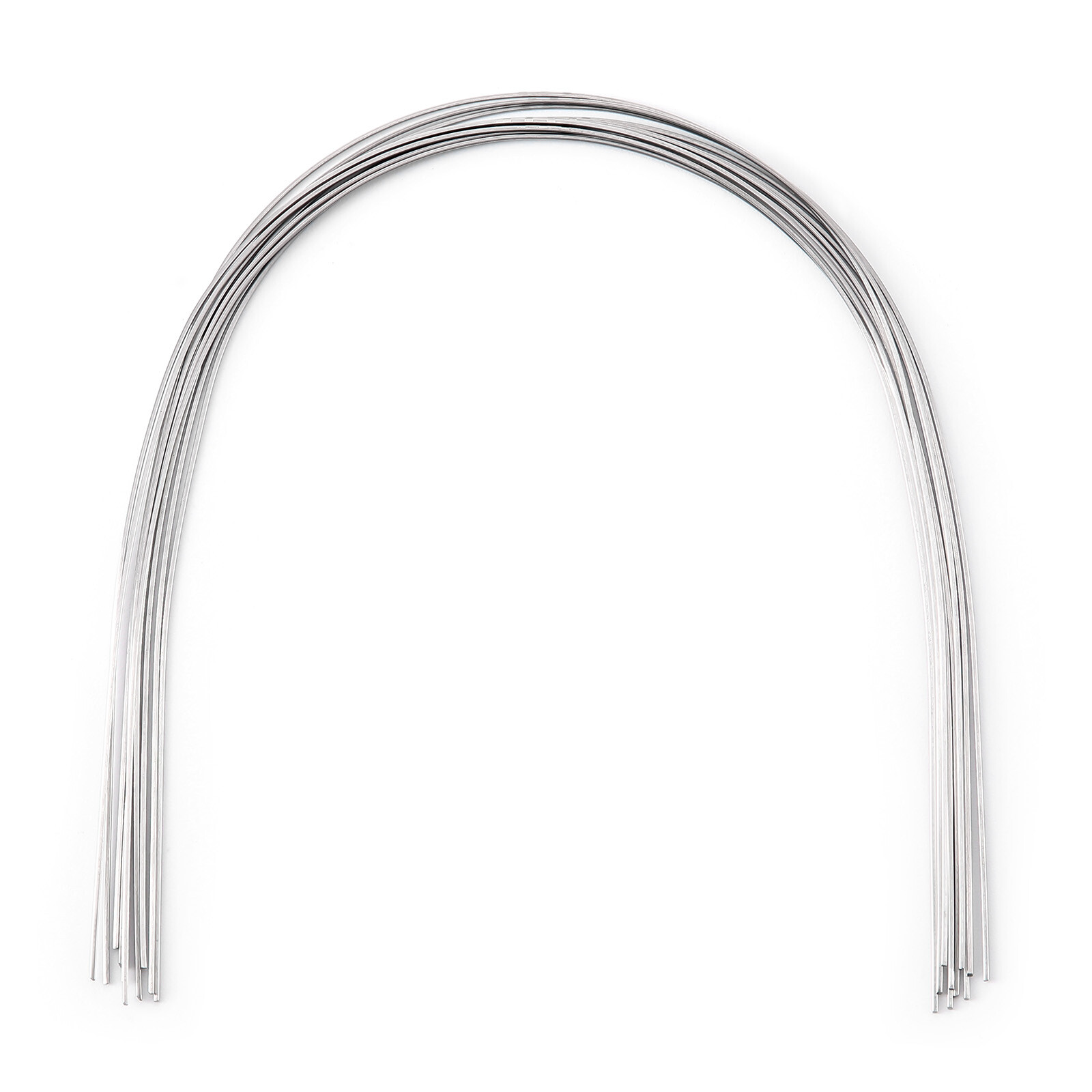 100pcs Dental Orthodontic Arch Wire Stainless Steel Rectangular Archwire Natural
