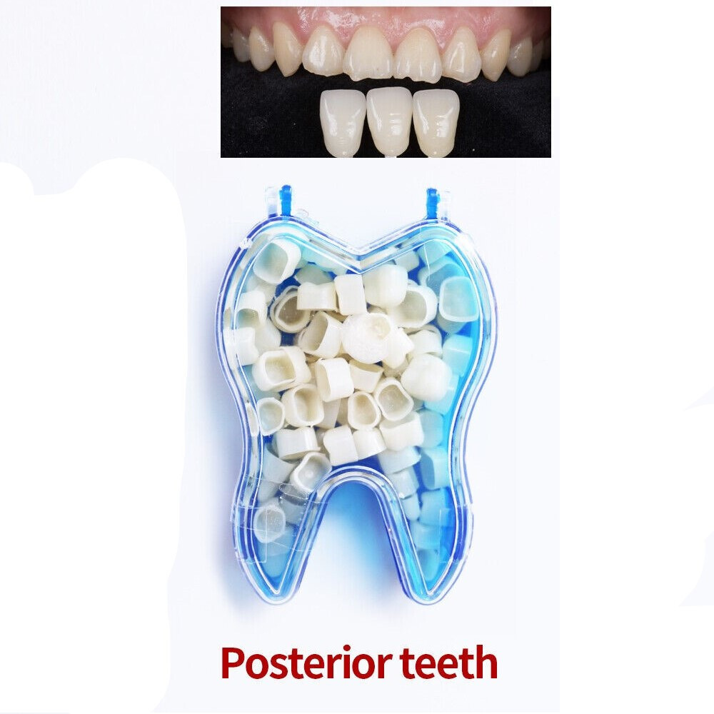 Dental Temporary Crowns Posteriors Molar Resin Tooth Teeth Polycarbonate Caps