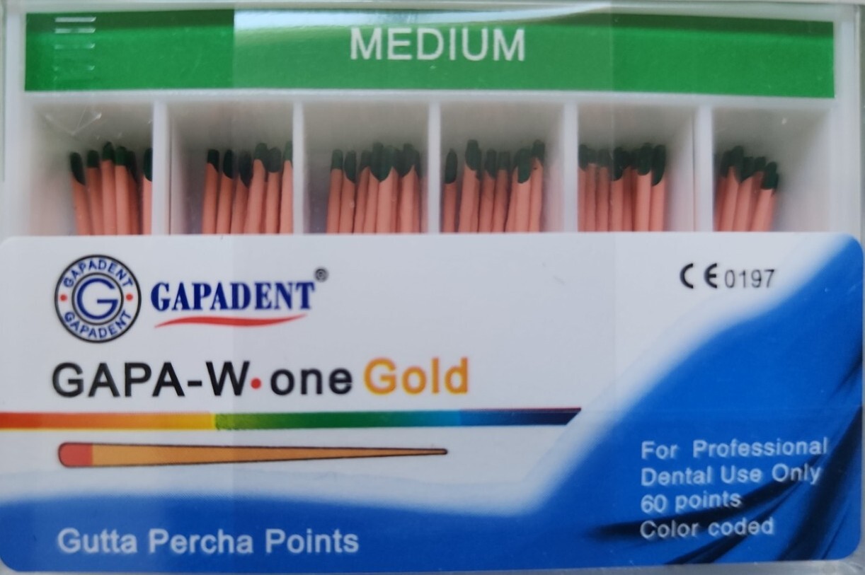 Medium Gapadent Wave 1 Gutta Percha Points Dental Endodontic Root Canal