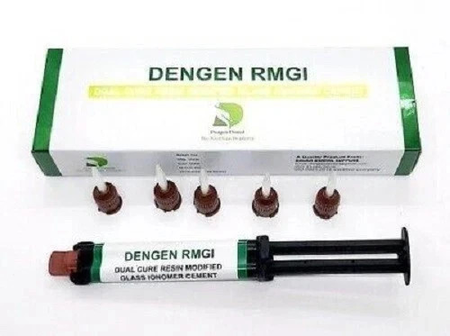 Dental RMGI A Dual Cure Resin Modified Glass Ionomer Luting Cement 9gm
