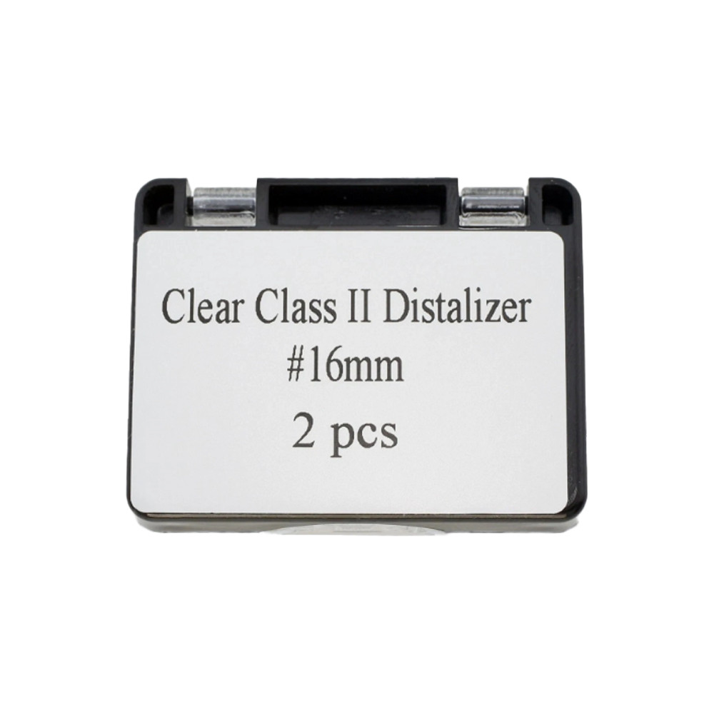 2Pcs Class II Clear Distalizer Dental Orthodontic connects the maxillary canine
