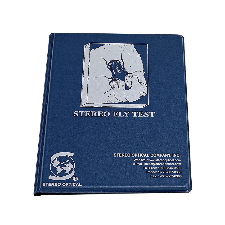 Stereoscopic flying insect vision test for fine depth perception