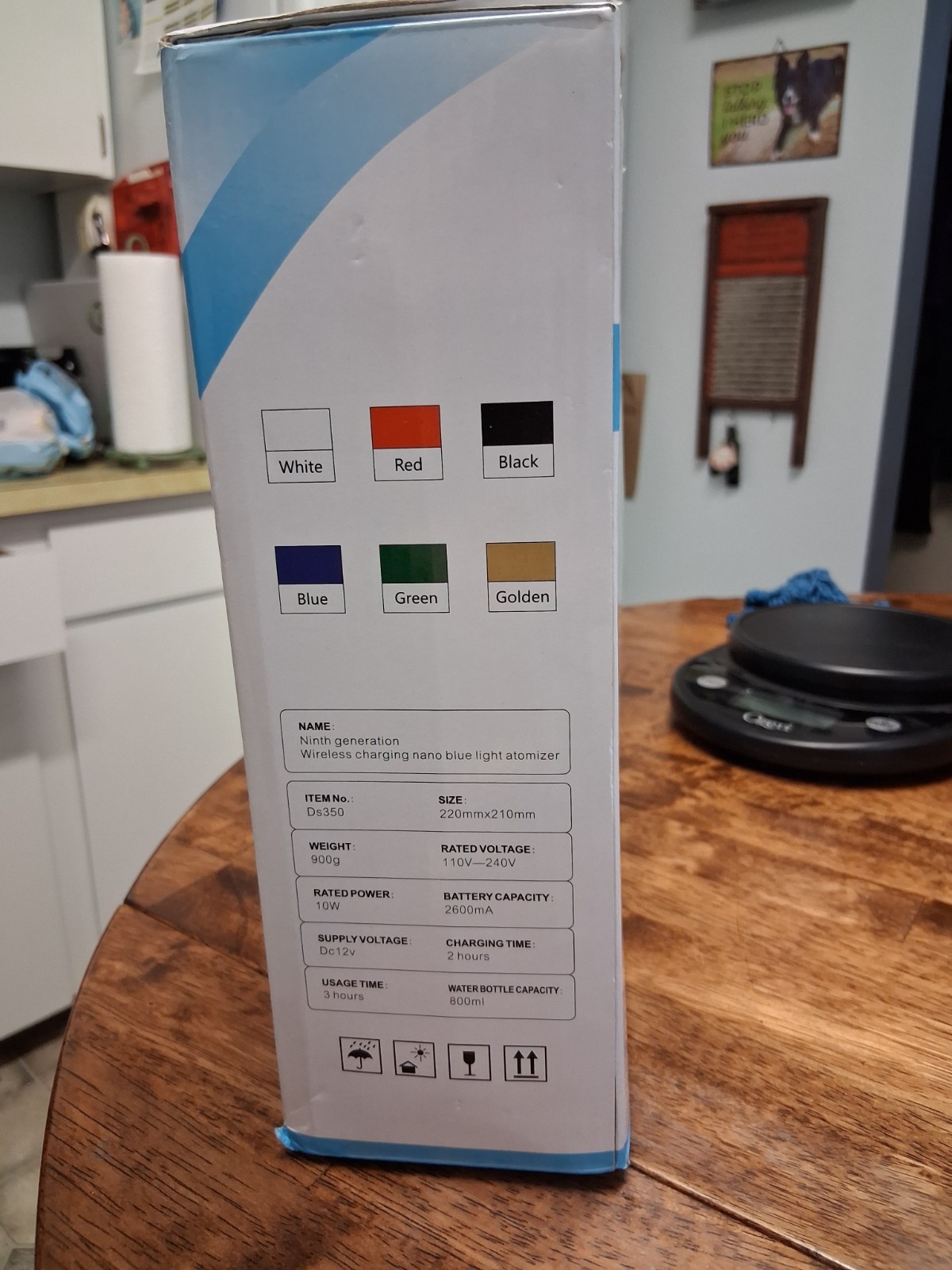 UV STERILIZATION BOX. 9th generation wireless charging blue light