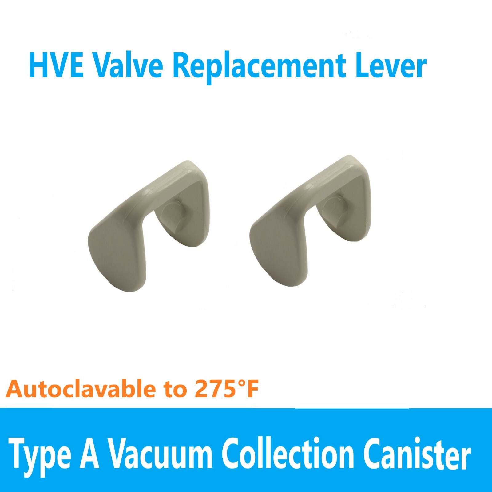 Dental Type A Vacuum Collection Canister, Lid, Replacement Parts, Accesories