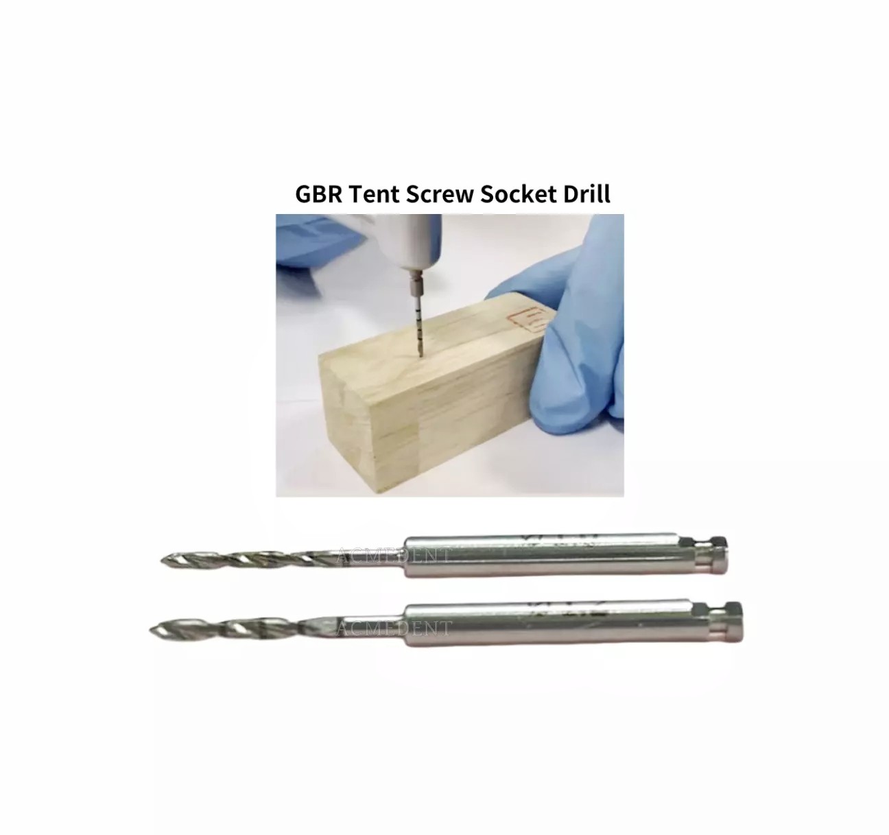 Dental Pilot/Nutrient Drill Bone Screw GBR Tent Screws Insertion Tacks Socket
