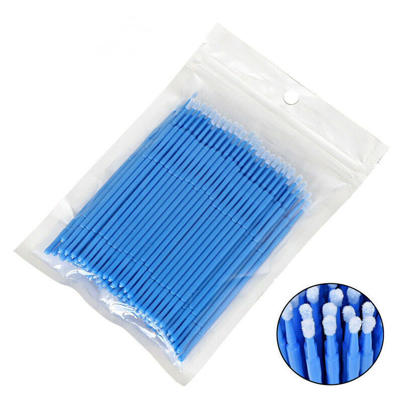 100Pcs Dental Disposable Materials Micro Applicators Brush Tooth 1.2/1.5/2.0/2.5