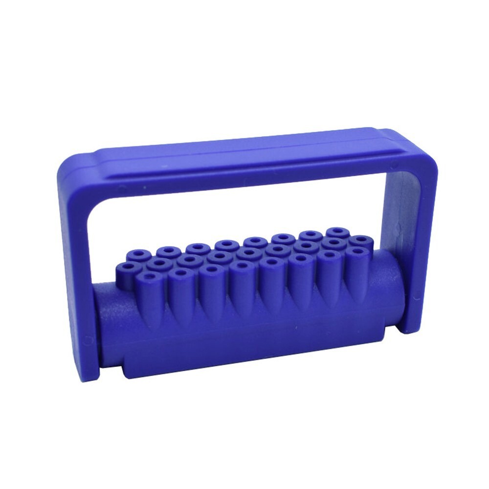 Dental 25 Holes Bur Endo Files Block Holder Stand Autoclave Disinfection Box