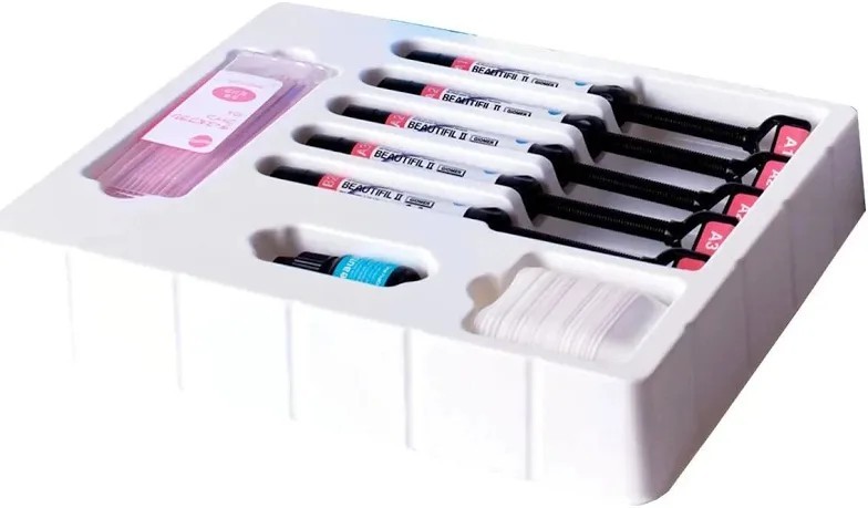 Shofu Beautifil II Basic Kit Light Cured Aesthetic Dental Free Shipping