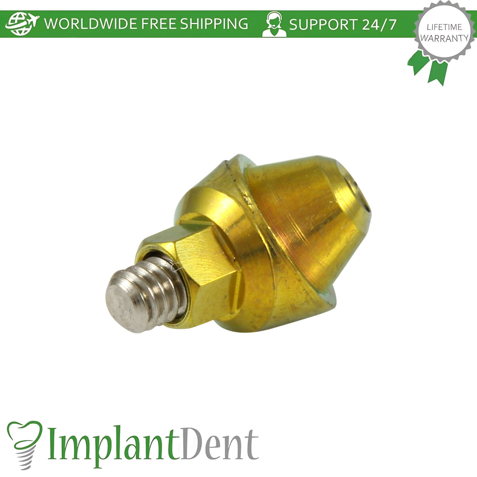 Angulated Multi Unit 1.6 CAD/CAM Set 45° Ø4.9mm Int Hex 2.42mm Dental Prosthetic