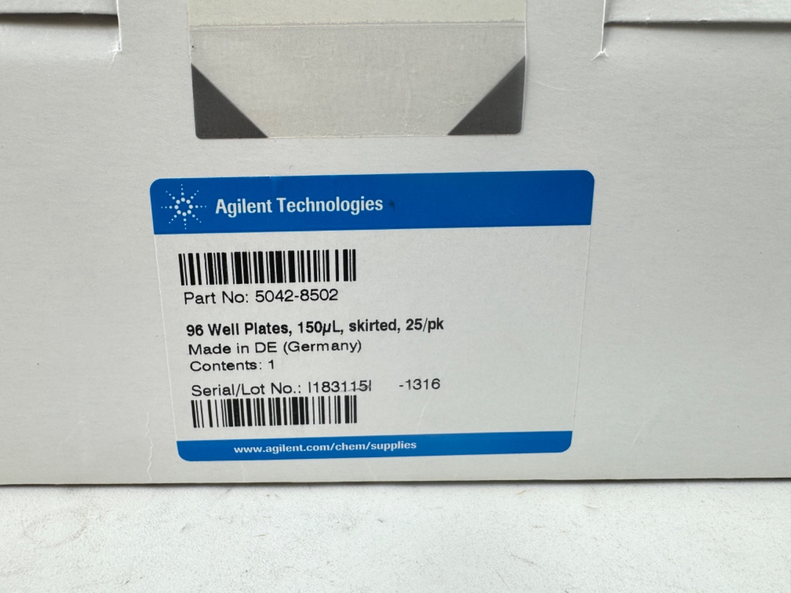 AGILENT 4200 TapeStation Chromatography 96-Well Sample Plates 5042-8502 *QTY: 17