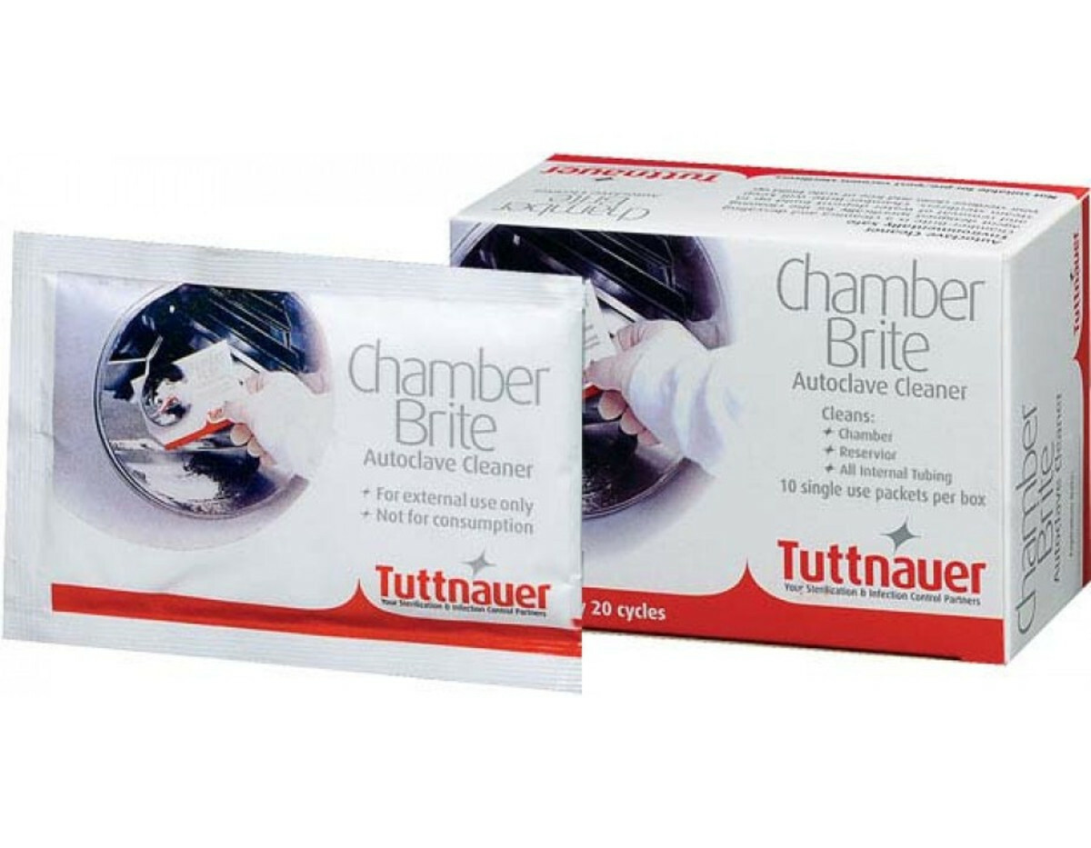 Tuttnauer USA Chamber Brite Powder Packets 10/Bx CB0010