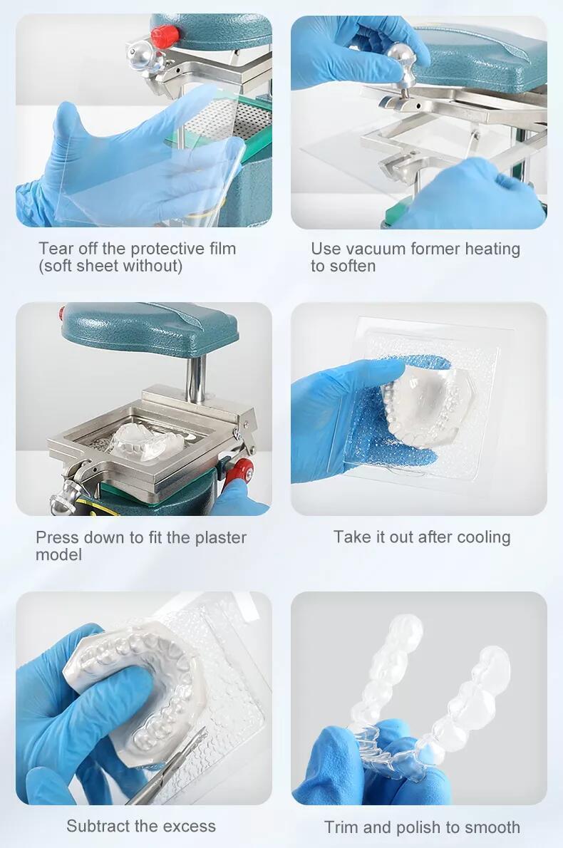 Dental Splint Hard/Soft 1.0-3.0 Orthodontic Retainer Vacuum Thermoforming Sheet