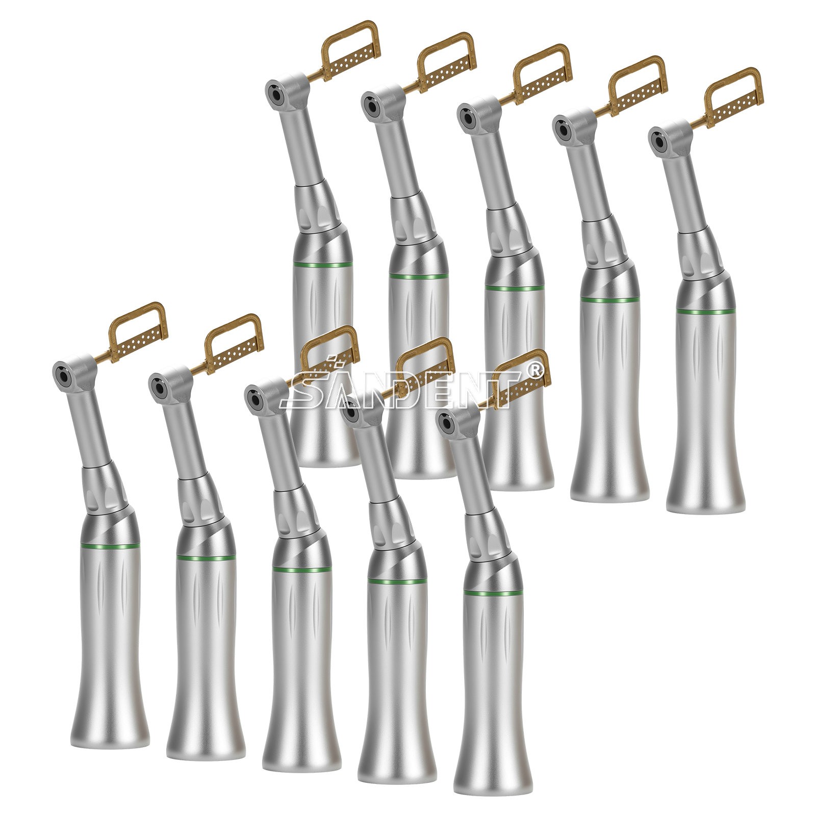1-10Kits Dental 4:1 Contra Angle Handpiece IPR For Eva Tips Interproximal Strips