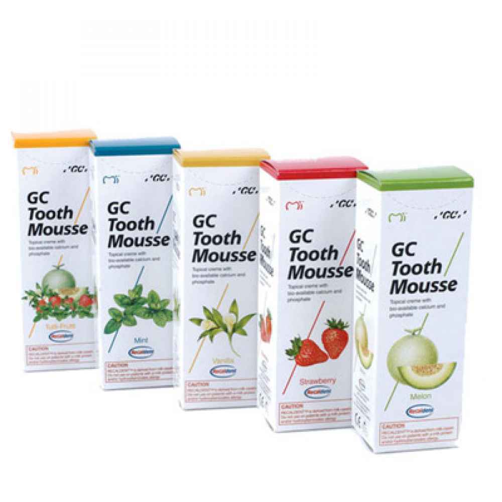 Dental GC TOOTH MOUSSE Topical Dental Creme ADVISORY 40g Paste – FLAVOUR AVAILBE