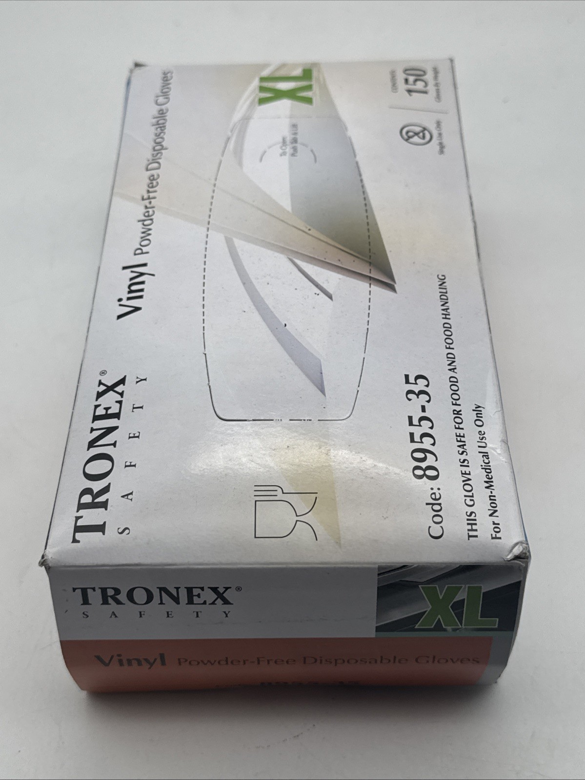 Tronex Safety Vinyl Powder-Free Disposable Gloves 150ct XL
