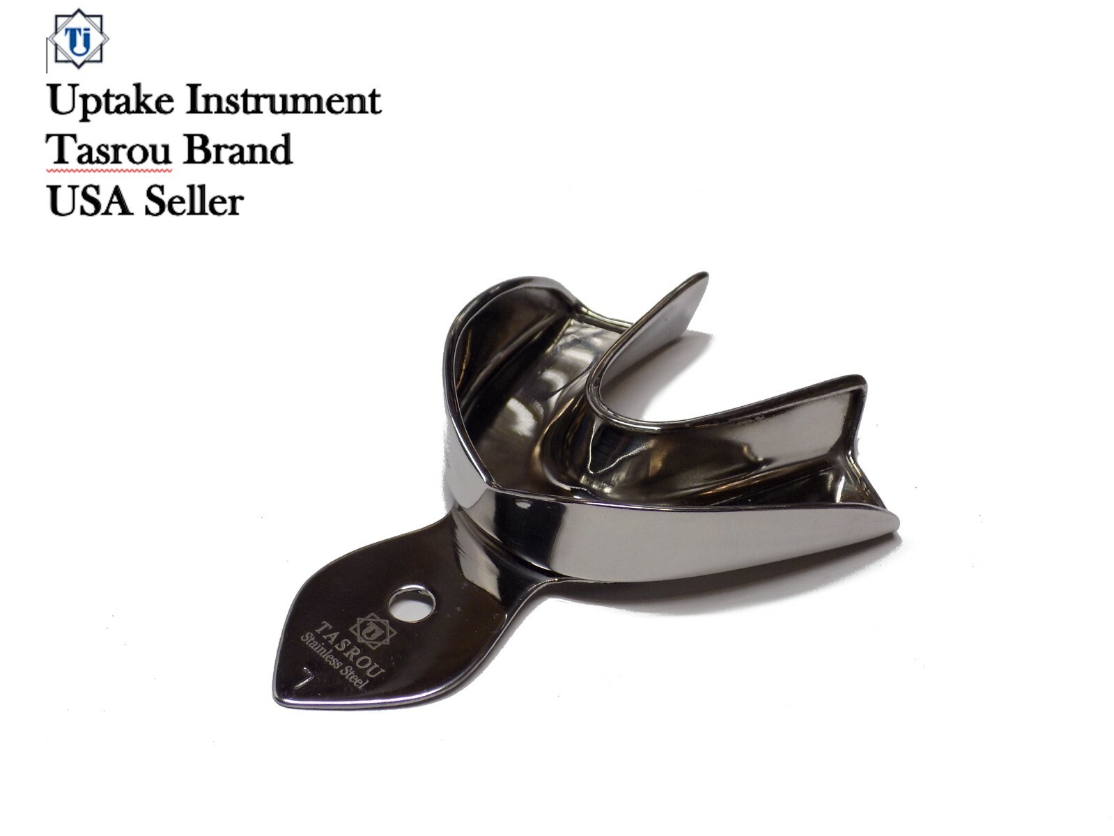 Non Perforated Lower Denture Impression Metallic Tray L,M,S Tasrou Dental