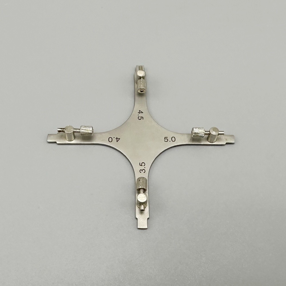 Cross Type Dental Ortho Bracket Positioning Gauge Positioner with Pencial Lead