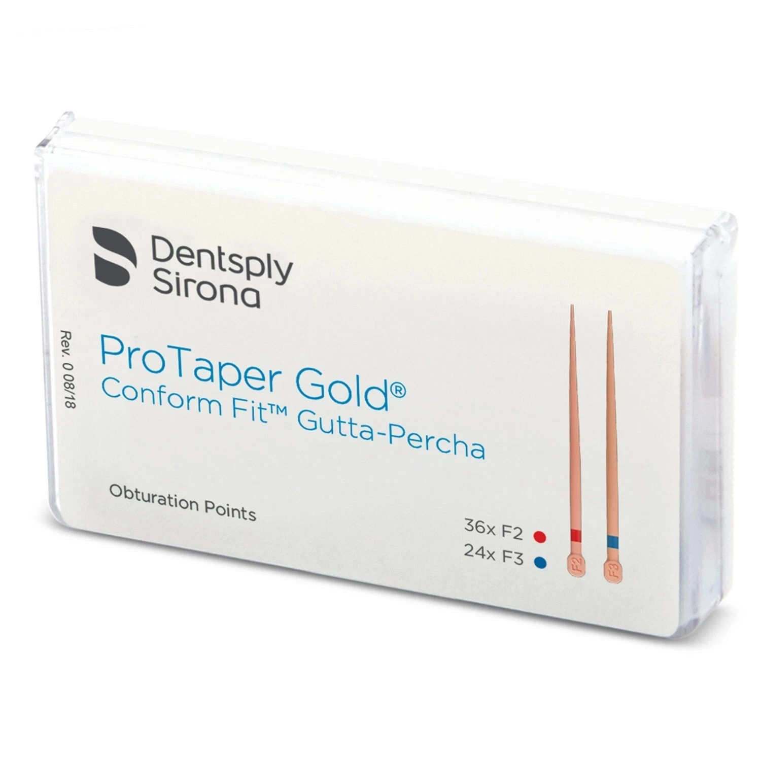 Dentsply Protaper Gold F2 F3 Conform Fit Gutta Percha Points Dental Material