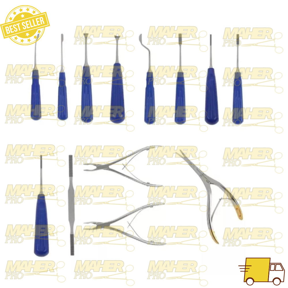 Basic Rhinoplasty Preservation Instruments Set of 13 PCS Plastic Surgery