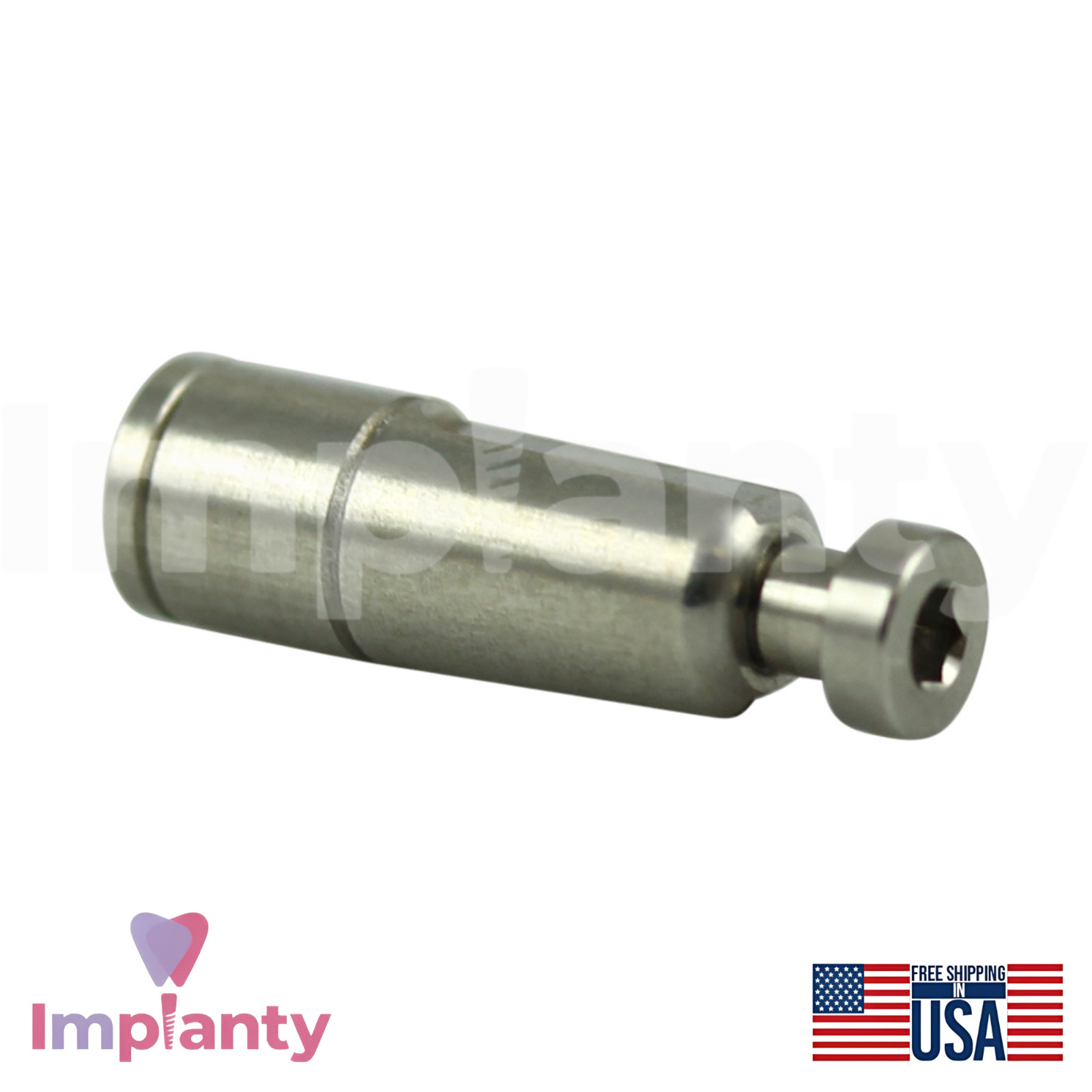 10x MIS® Seven Compatible Digital Dental Fixture Analog 3D Ø3.8mm Int Hex 2.45mm