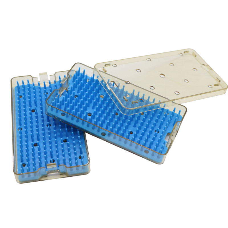 PPSU sterilization tray case sterilising w/ silicone mat surgical instrument