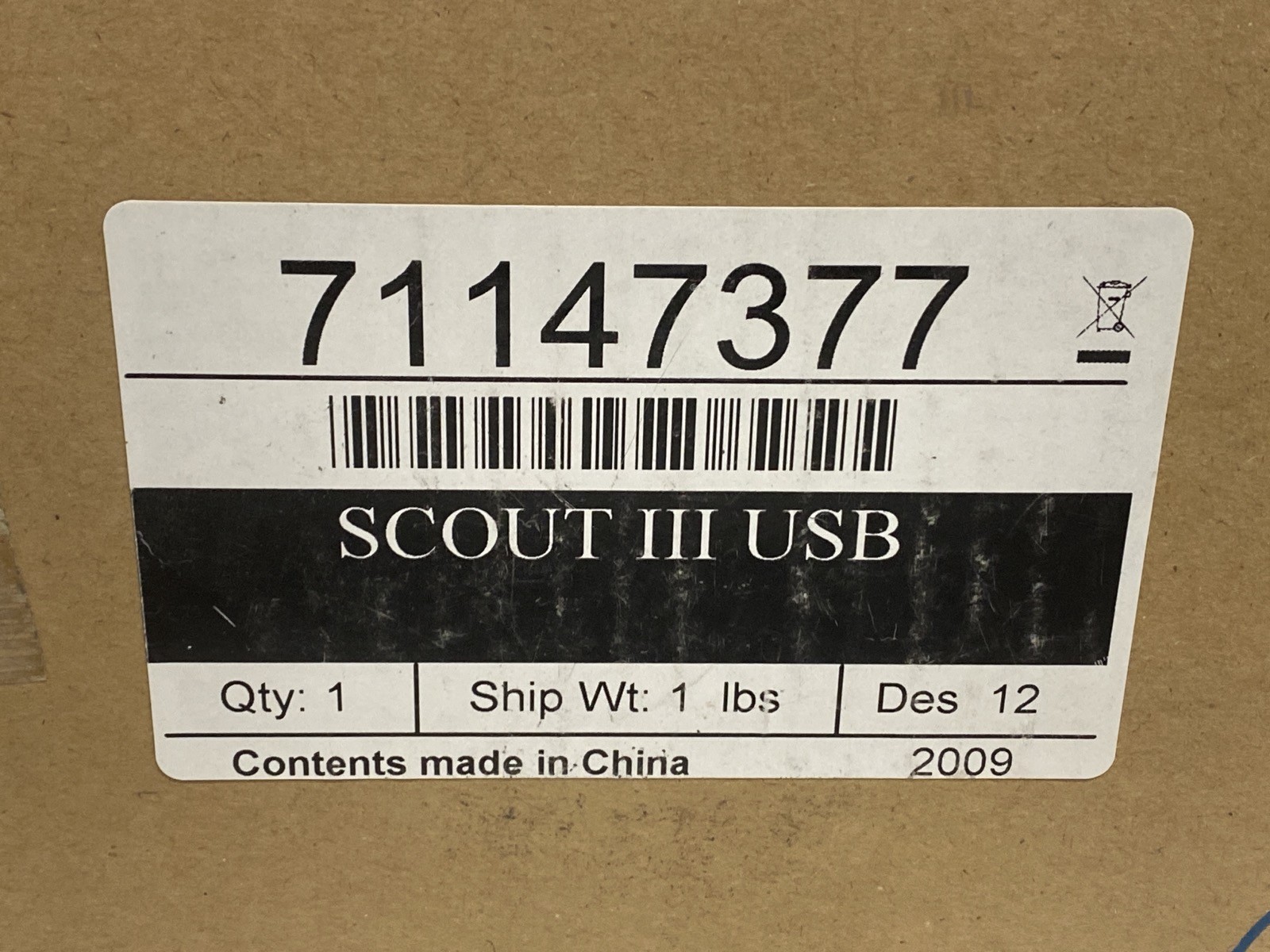 New OHAUS Scout Pro III Balance USB Interface Cable Kit 71147377