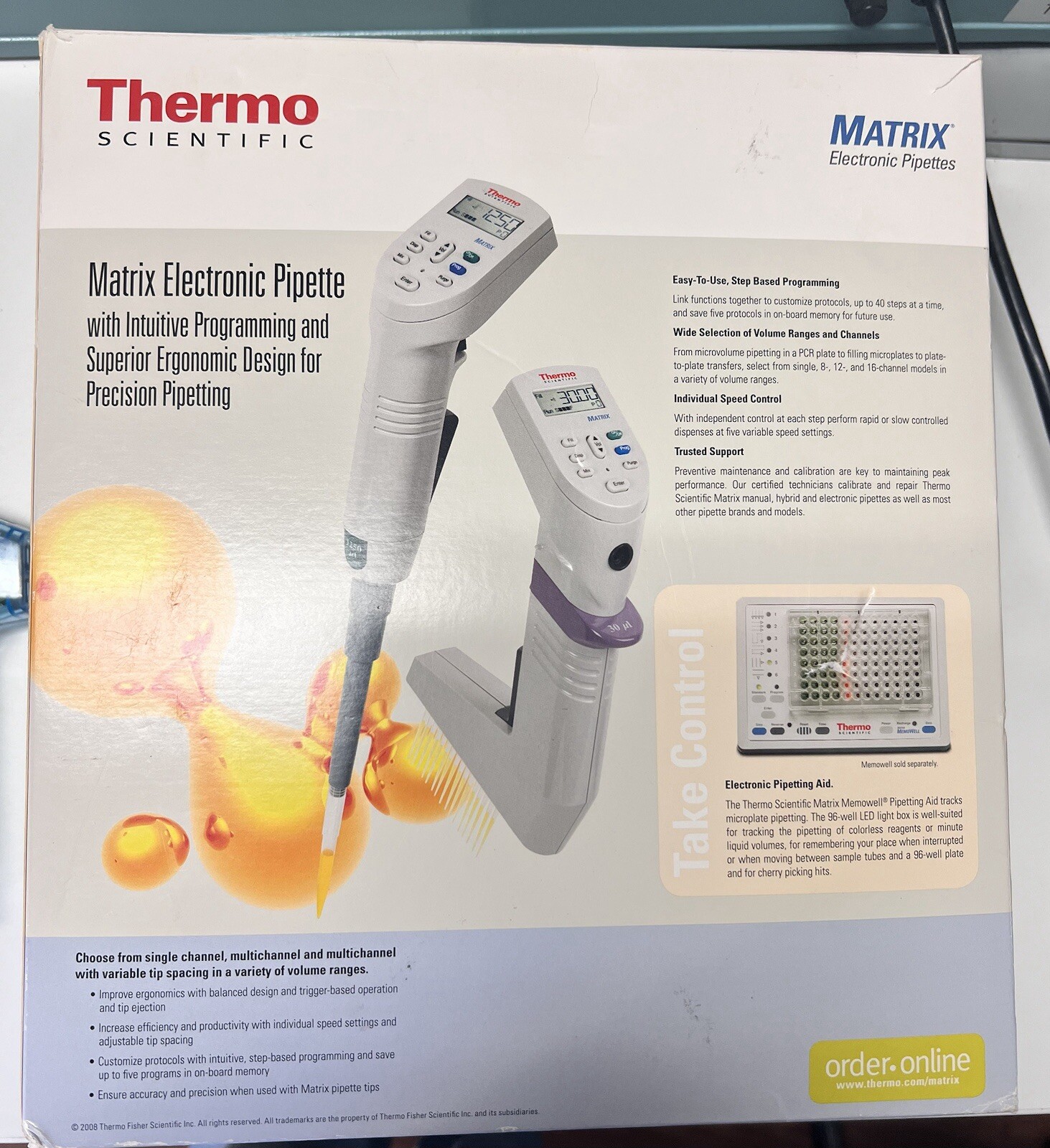 Thermo Scientific Matrix Impact2 125uL Multiple 12 Channel Electronic Pipette