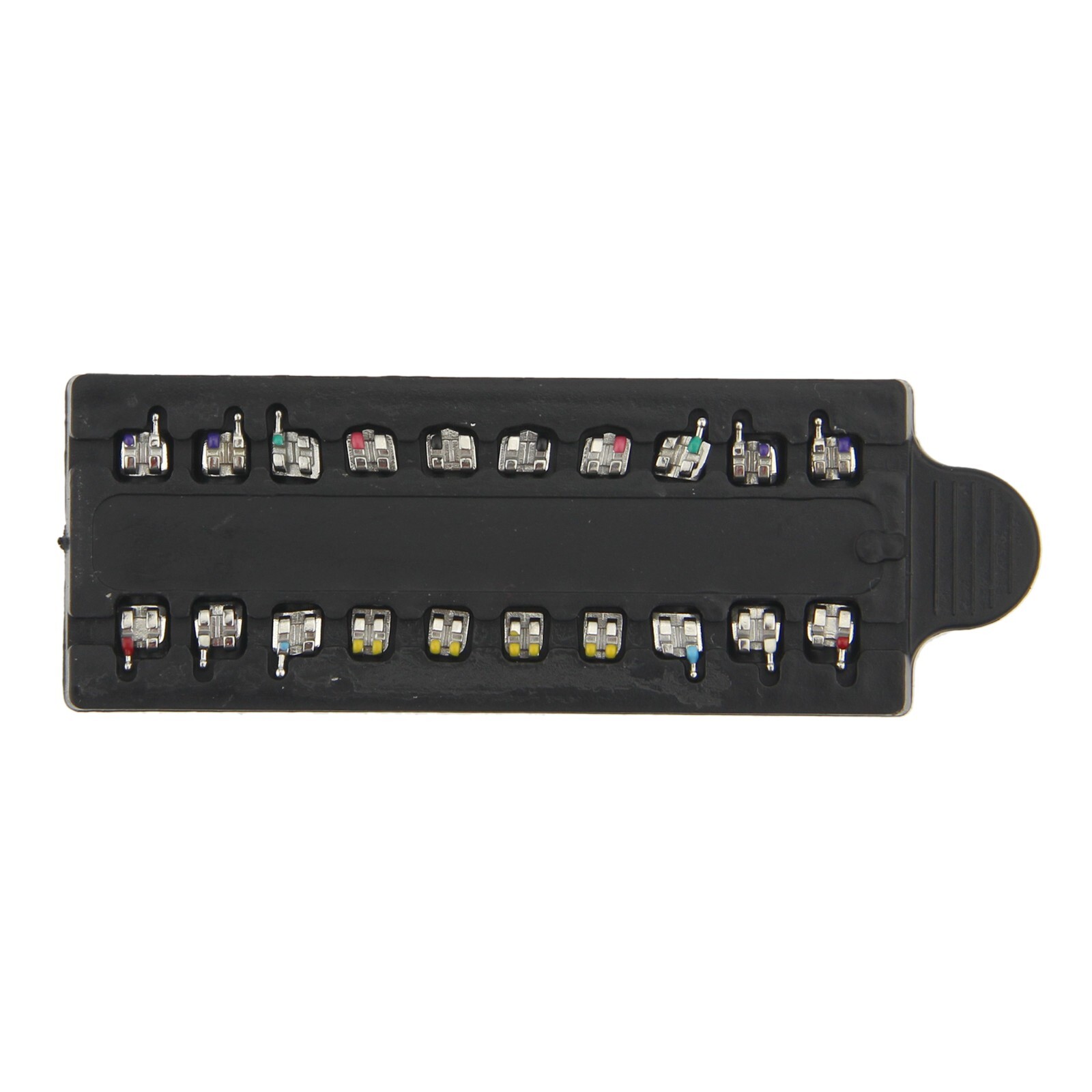 Dental Orthodontic Brackets Metal Brace MIM MINI Roth MBT 022 018 345 With Hooks