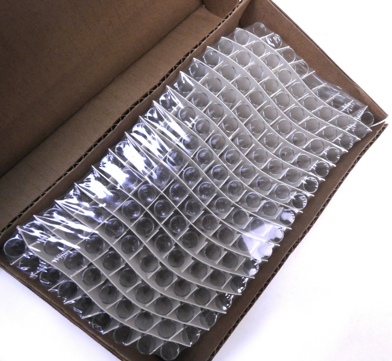 Kimble Chase 60931-14 Borosilicate Glass Shell Vial 0.9 mL Cap, 9 mm 144 Pcs Box