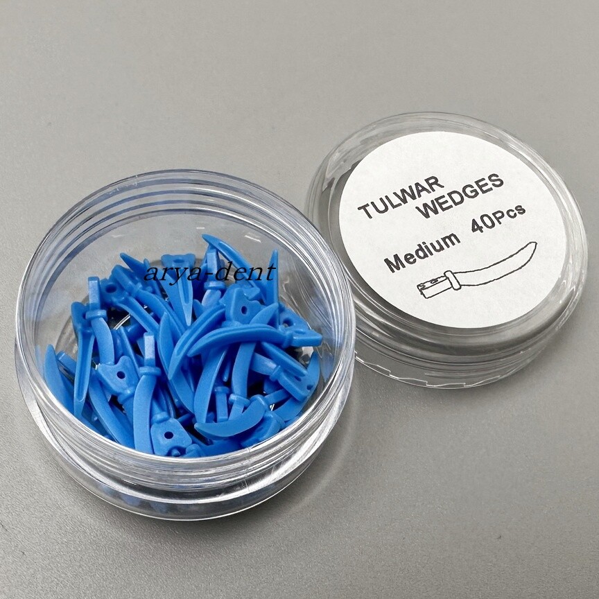 Dental Tulwar Wedges For Sectional Matrix System Plastic Diastema Refill Wedge