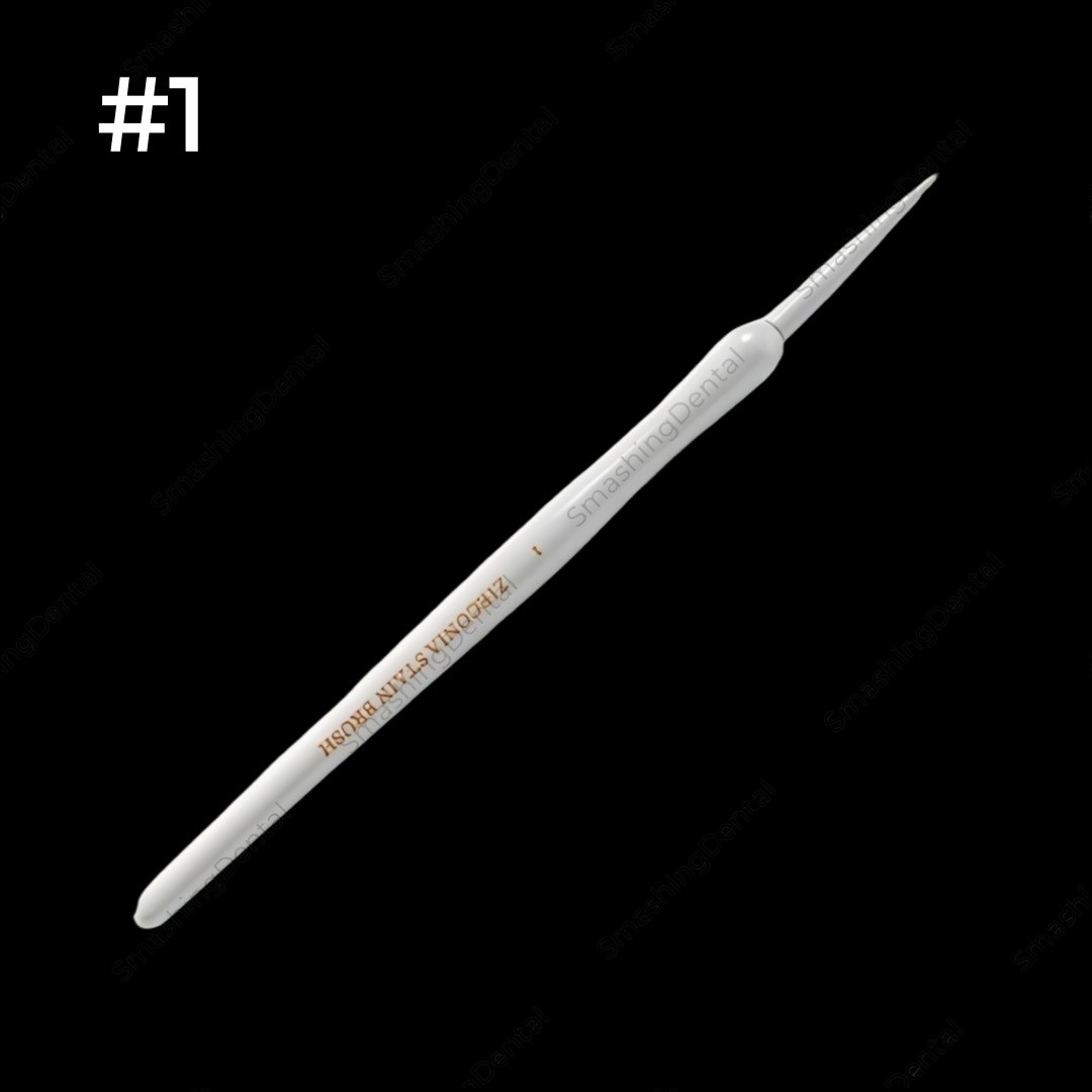 Dental Zirconia Stain Brush Denture Staining Brushes Synthetic Hair MPF Style