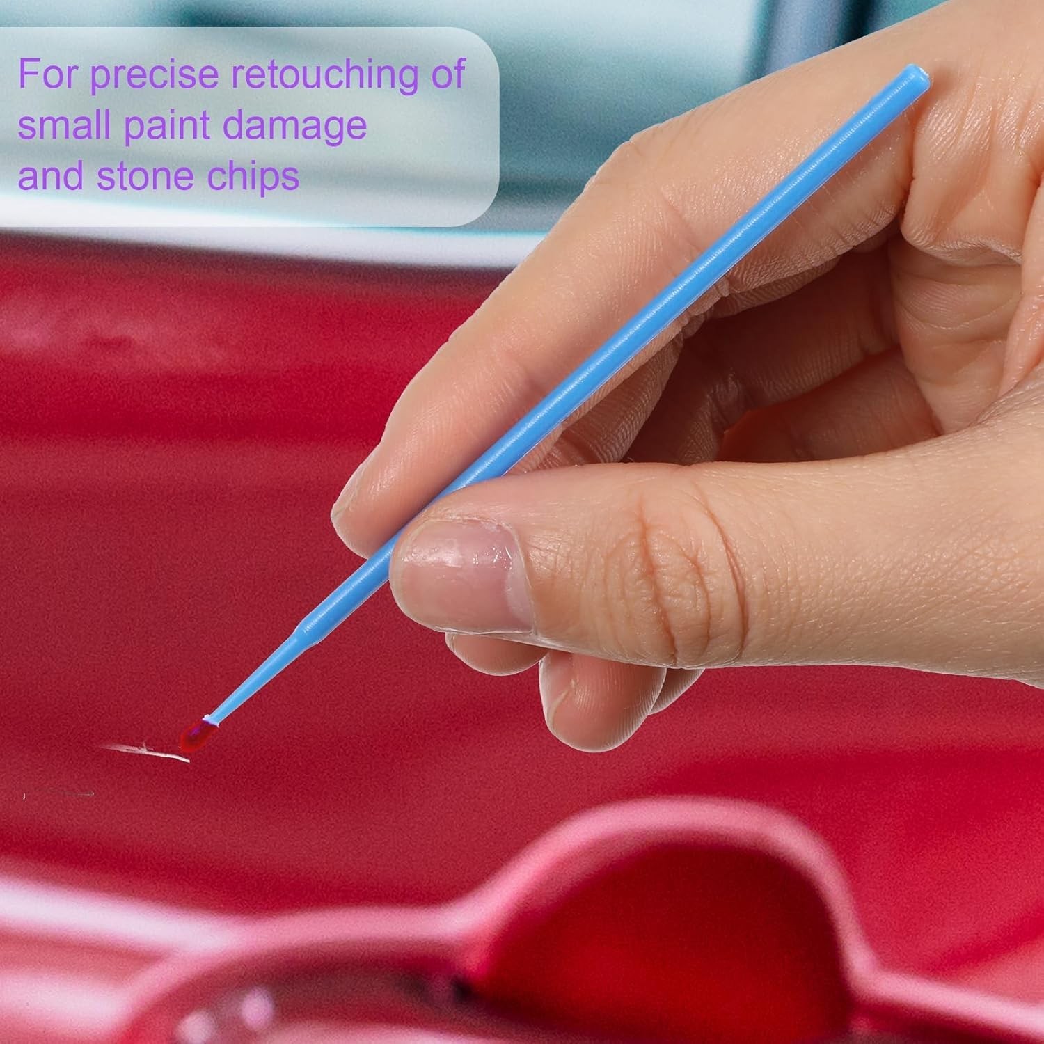 300Pcs Micro Applicator Brushes, 3 Sizes for Paint Chip Repair 1.5Mm, 2Mm, 2.5Mm
