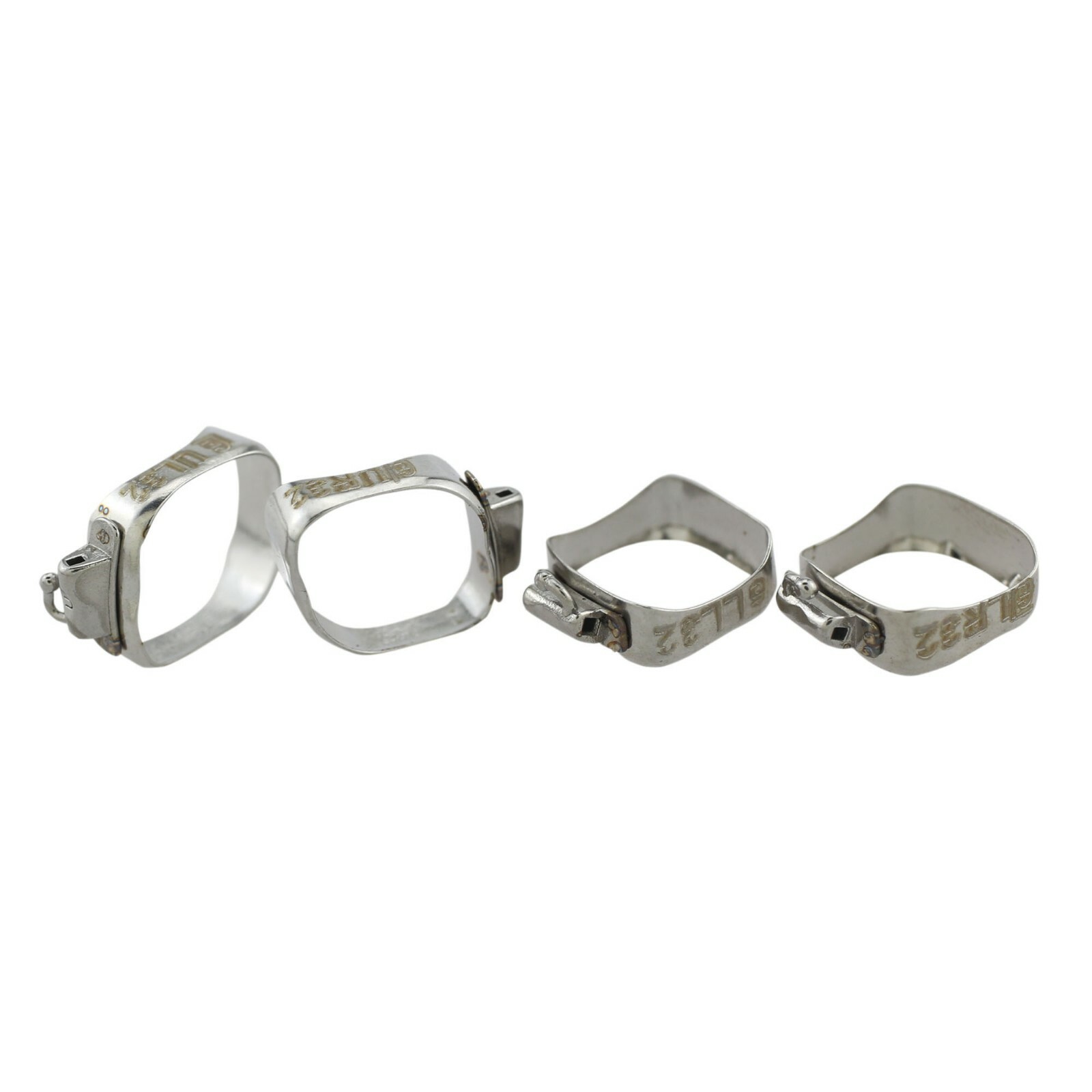 Dental Orthodontic Band Buccal Tube First Molar Band Roth 022 #32-#44 Pre-Welded