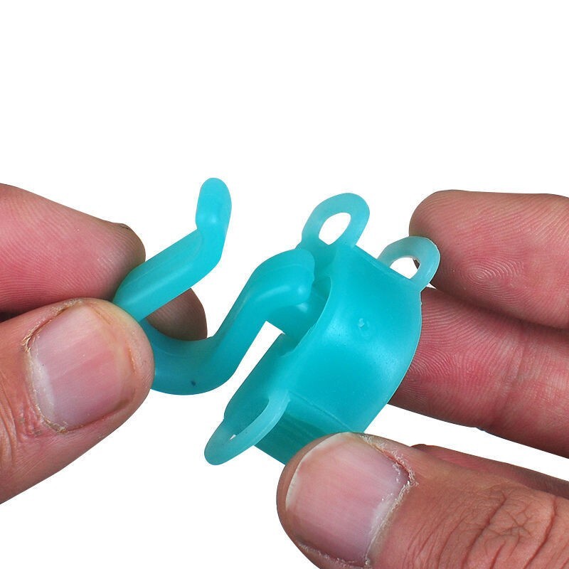 2 Pcs/Set Dental Silicone Bite Blocks Cheek Retractor Mouth Prop 135 ℃ Sterilize