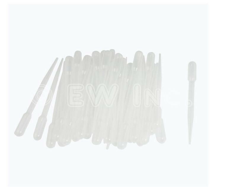 100 plastic transfer pipettes droppers graduated 3 ml 3ml Pasture