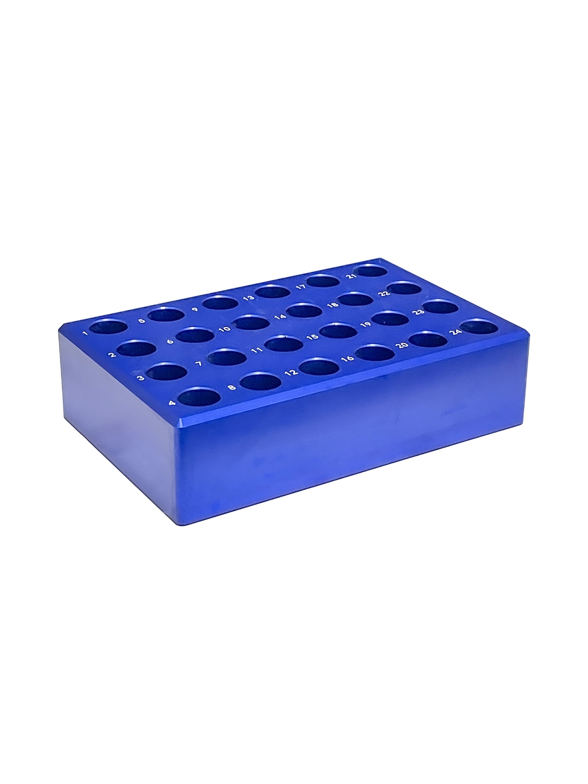 MUHWA 24 Well Aluminum Cooling Block Centrifuge Tube Rack for 1.5ml Micro-Tub…