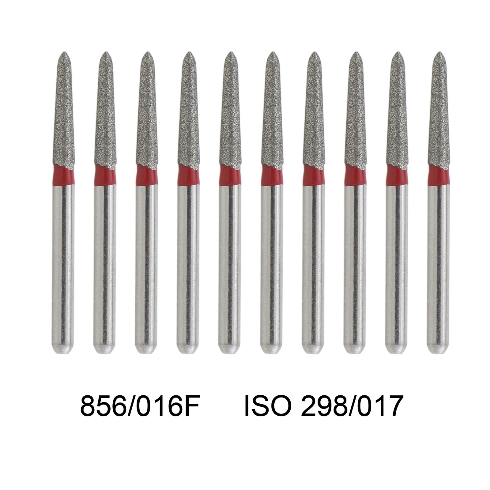 Dental Diamond Burs FG 856/016F Round End Taper High Speed Fine Fresas Diamante