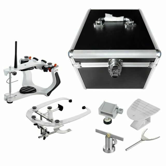 Dental Lab A7 PLUS Type Semi-Adjustable Articulator with Face Bow & Carry Case